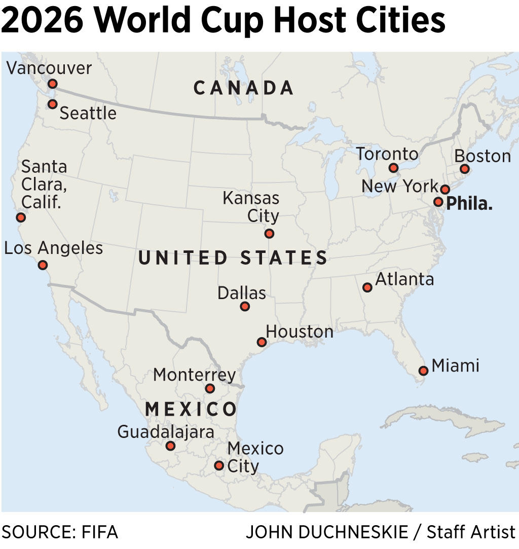 Where is the 2026 World Cup? US, Mexico, Canada host cities, tickets