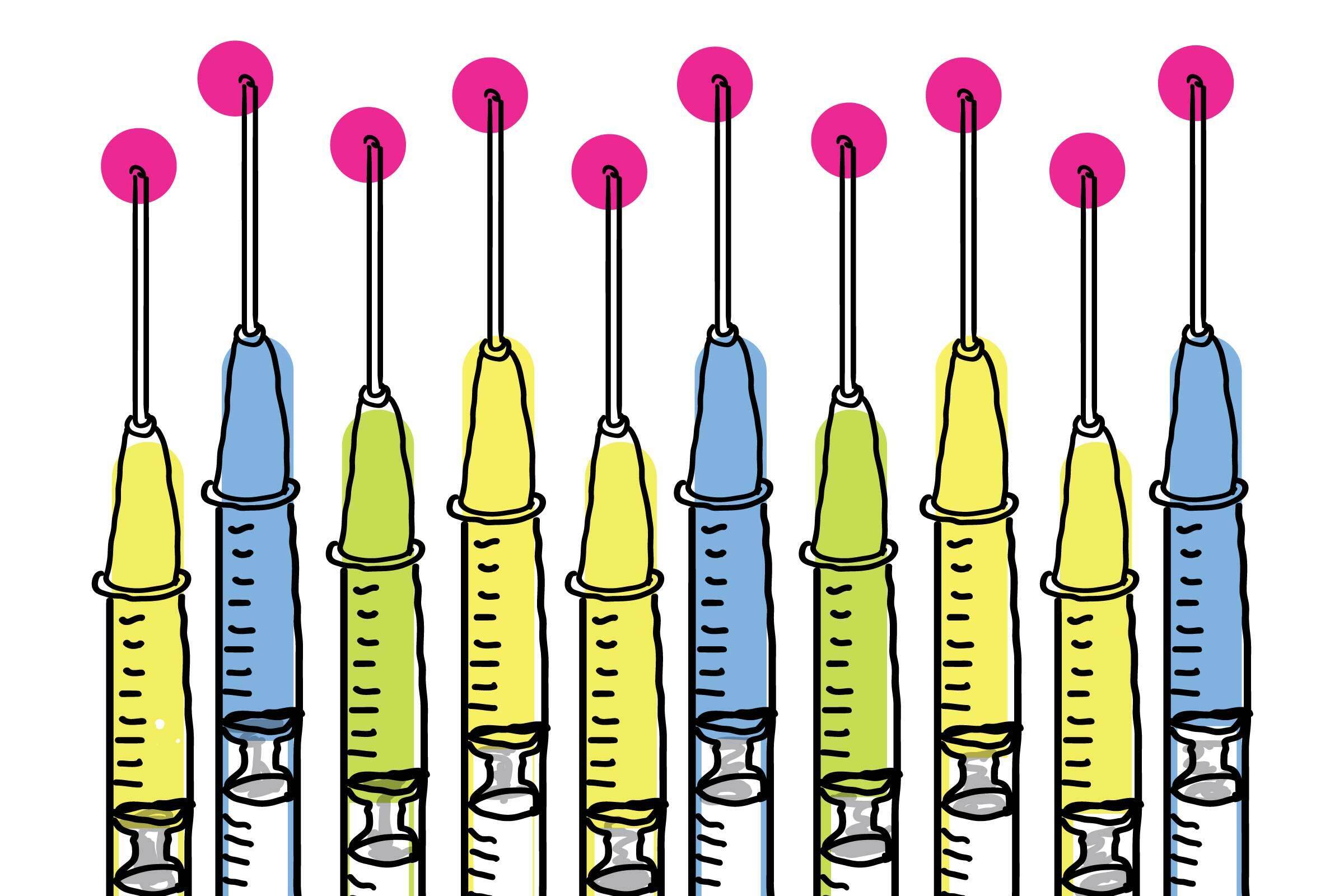 rnase free needle syringe clipart